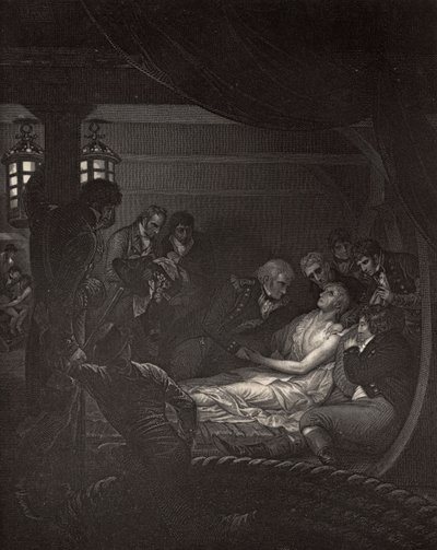The Death of Nelson (1758-1805) Illustration from 